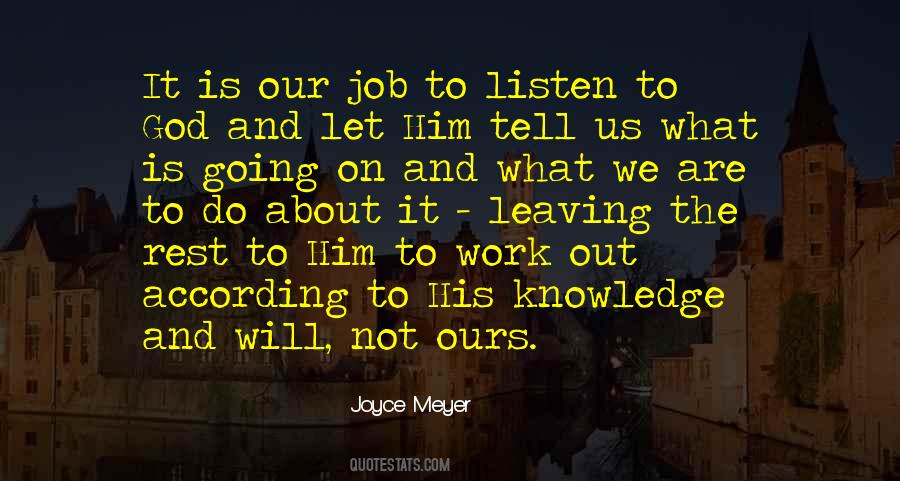 Self Knowledge Work Quotes #78869