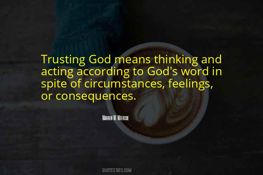 Quotes About Trusting God #1099699