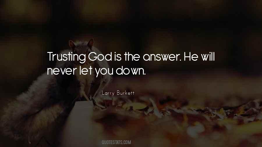 Quotes About Trusting God #1230200