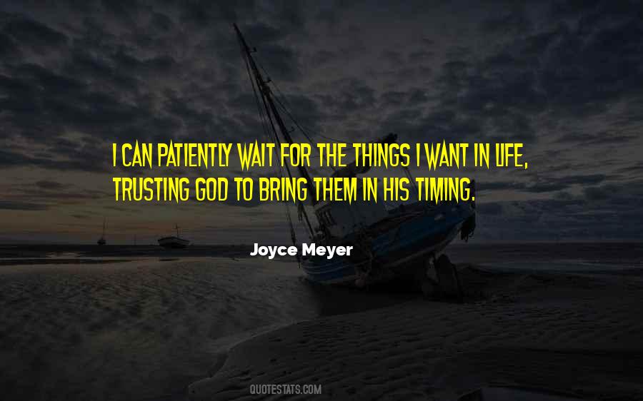 Quotes About Trusting God #1269439