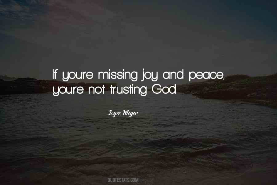 Quotes About Trusting God #1678248