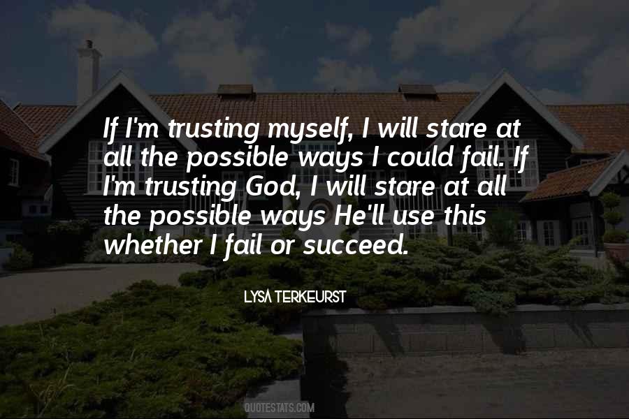 Quotes About Trusting God #176488