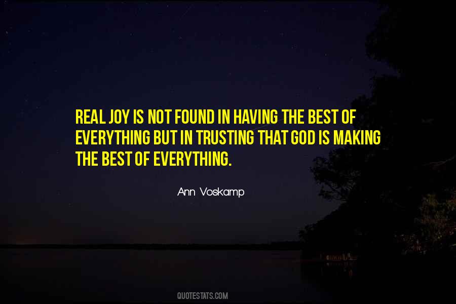 Quotes About Trusting God #351975