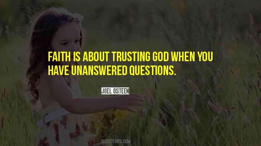 Quotes About Trusting God #566707