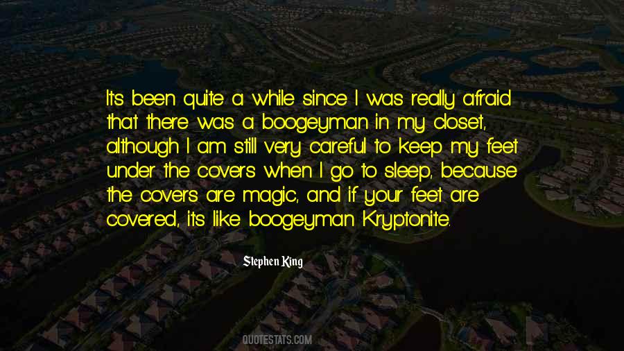 Quotes About Boogeyman #1147777