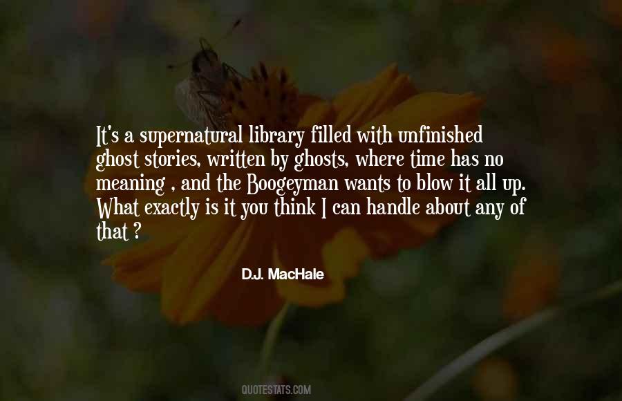 Quotes About Boogeyman #23884