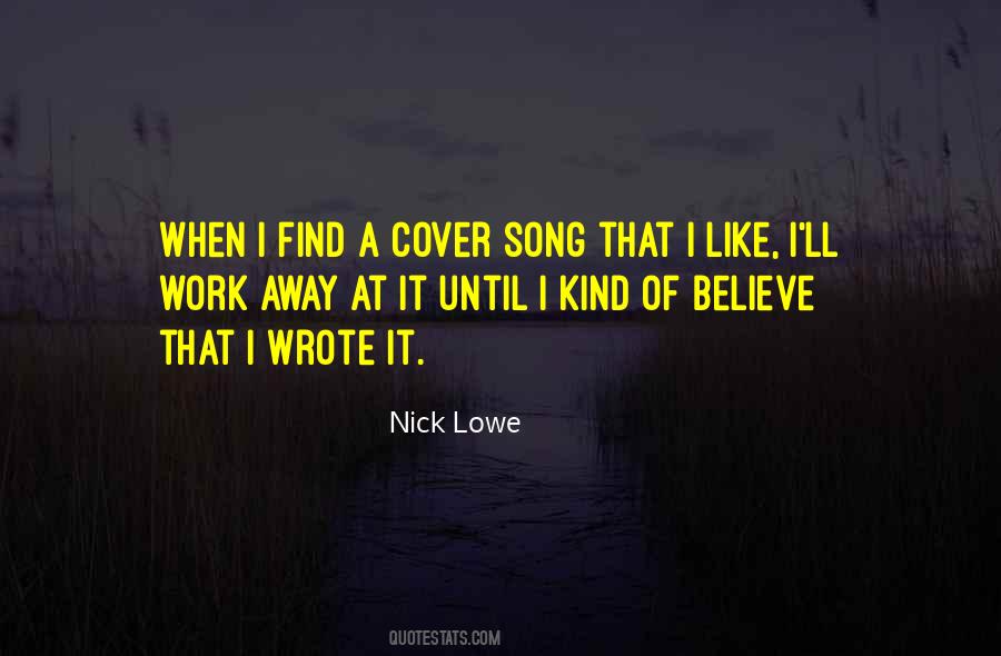 Quotes About Cover Songs #1416708