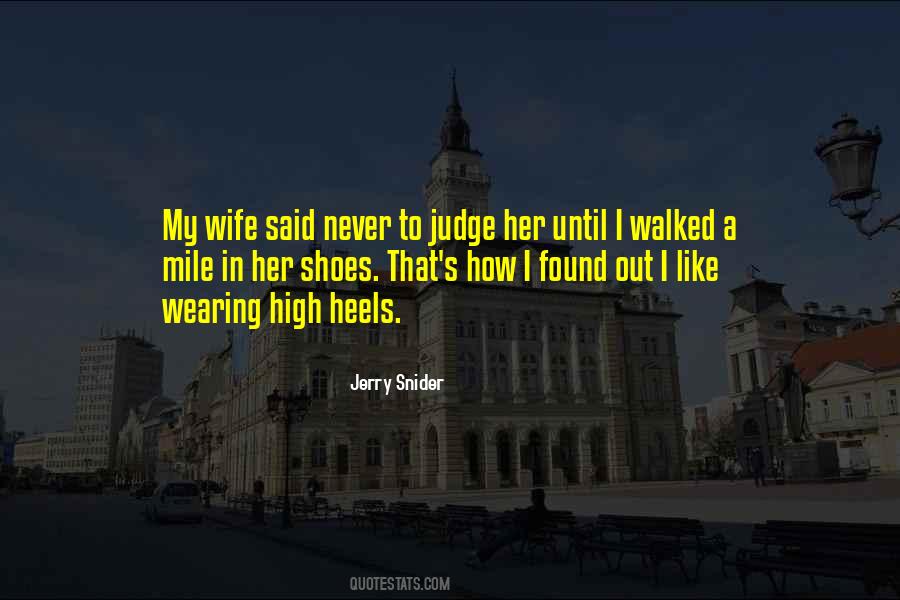 Quotes About Wearing Heels #1426762