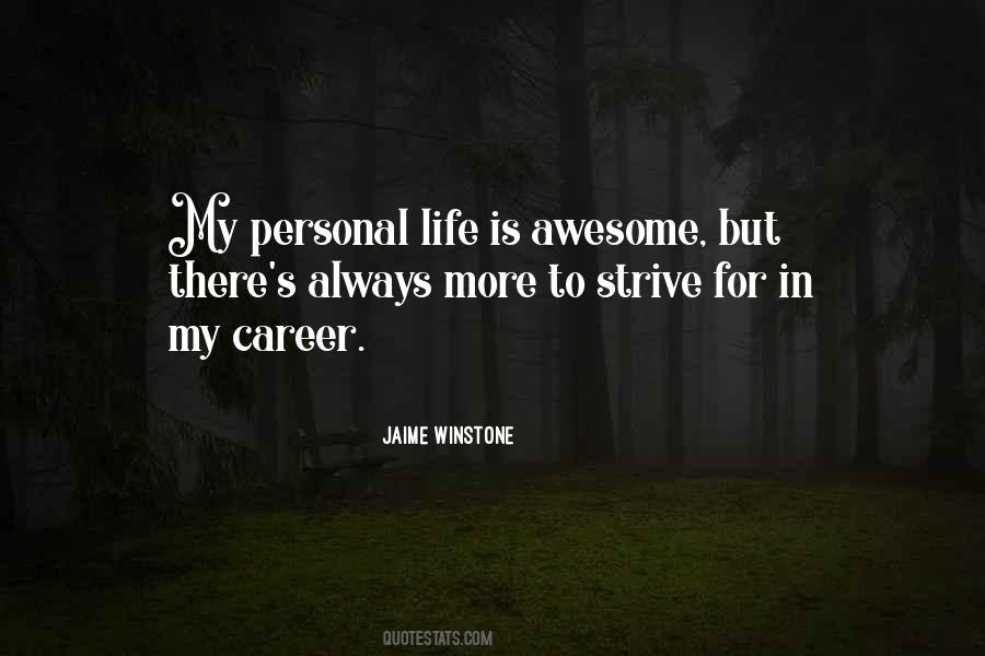 Quotes About Life Career #130348