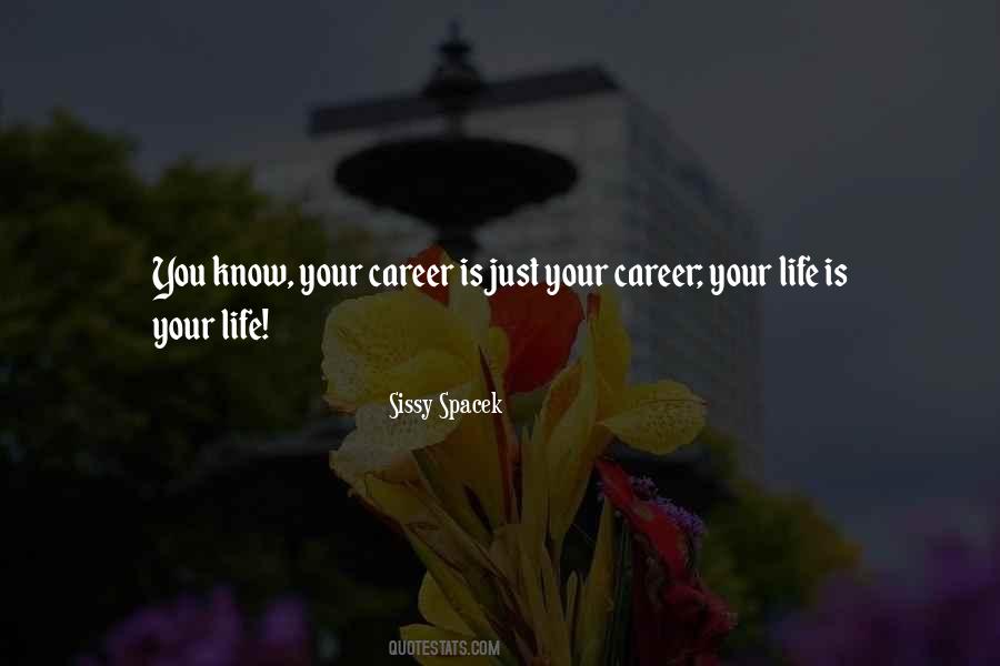 Quotes About Life Career #80350