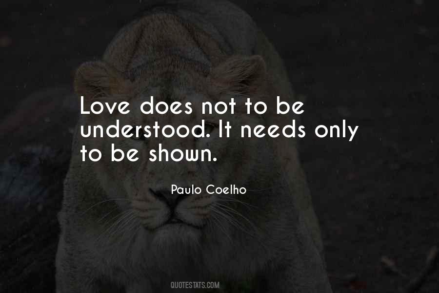 Love Shown Quotes #768278