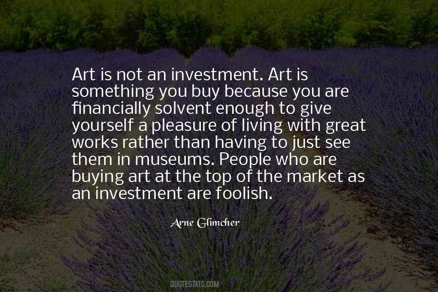 Quotes About The Art Market #136145