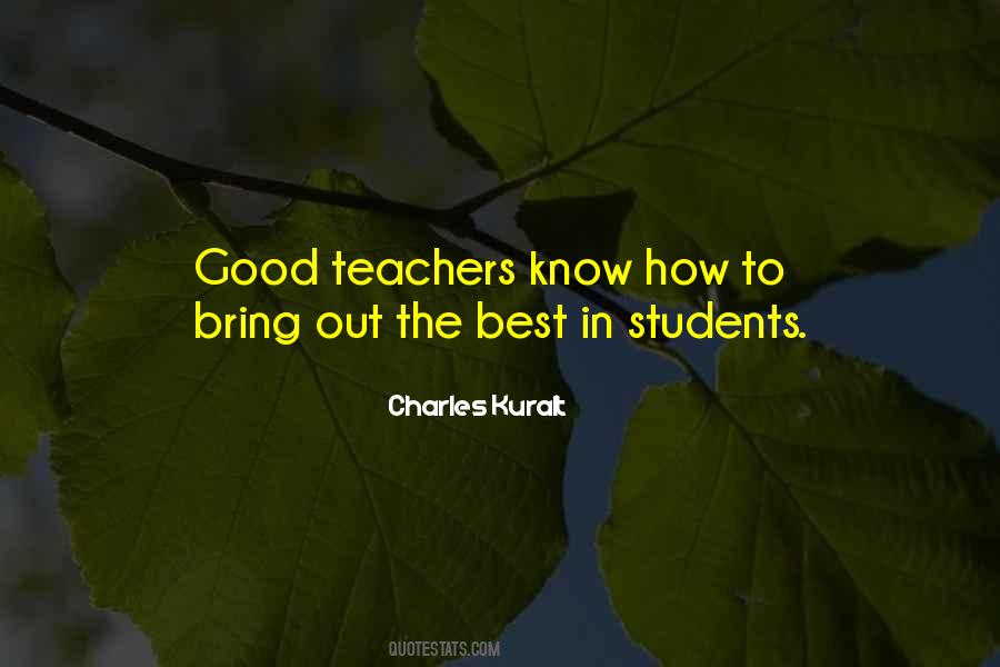 Quotes About Best Teachers #1266803