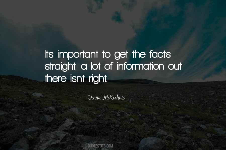 Get Your Facts Straight Quotes #1409845