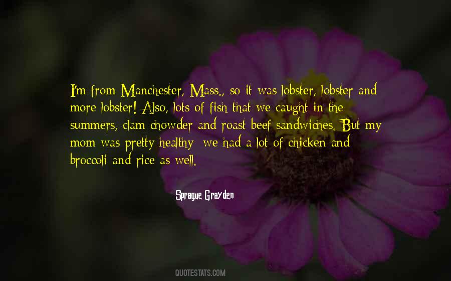 Quotes About Manchester #1036247