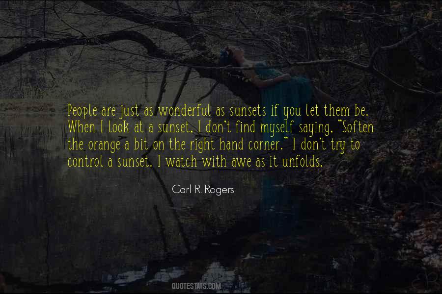 Orange Sunset Quotes #1677883