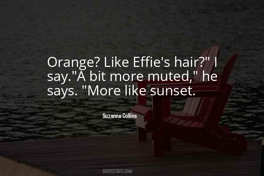 Orange Sunset Quotes #204682