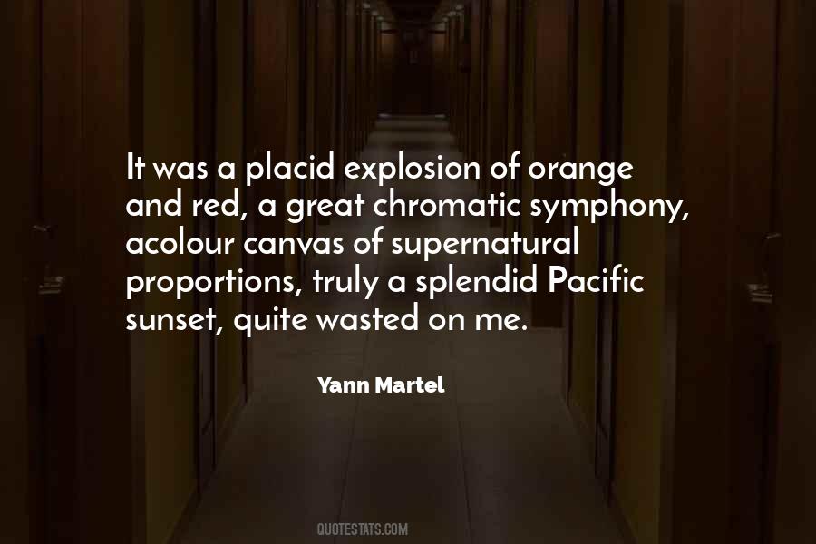 Orange Sunset Quotes #67854