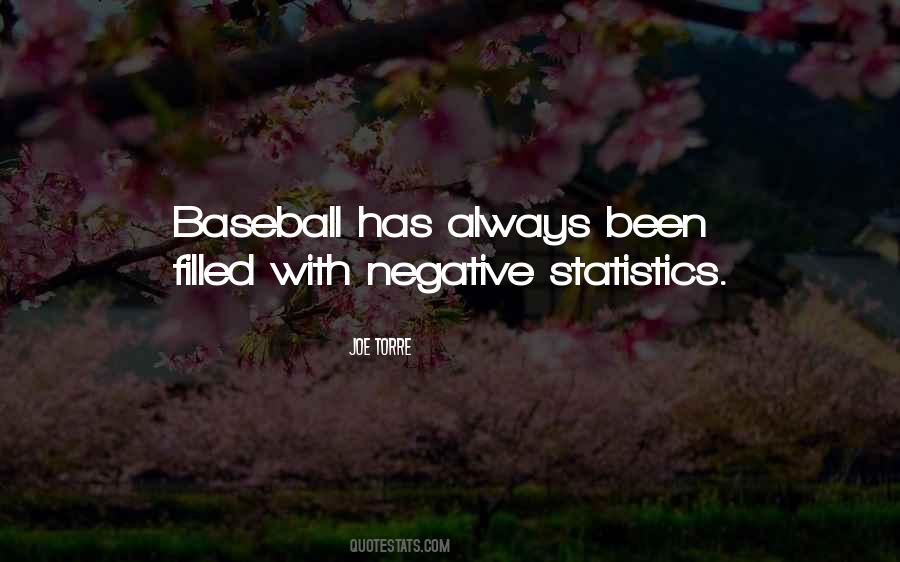 Quotes About Baseball Statistics #328938