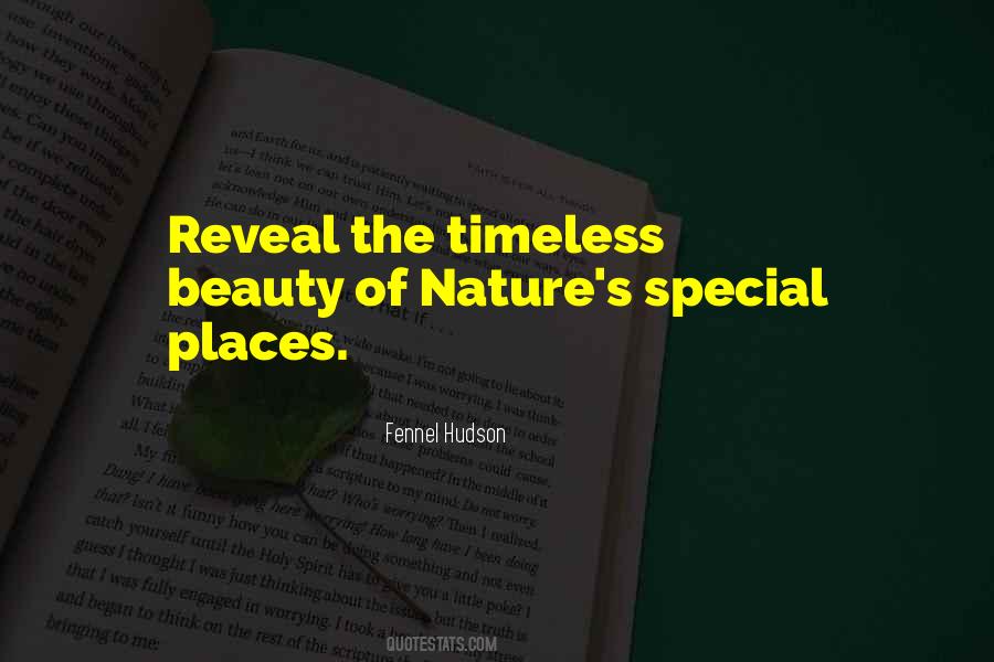 Quotes About Special Places #1576557