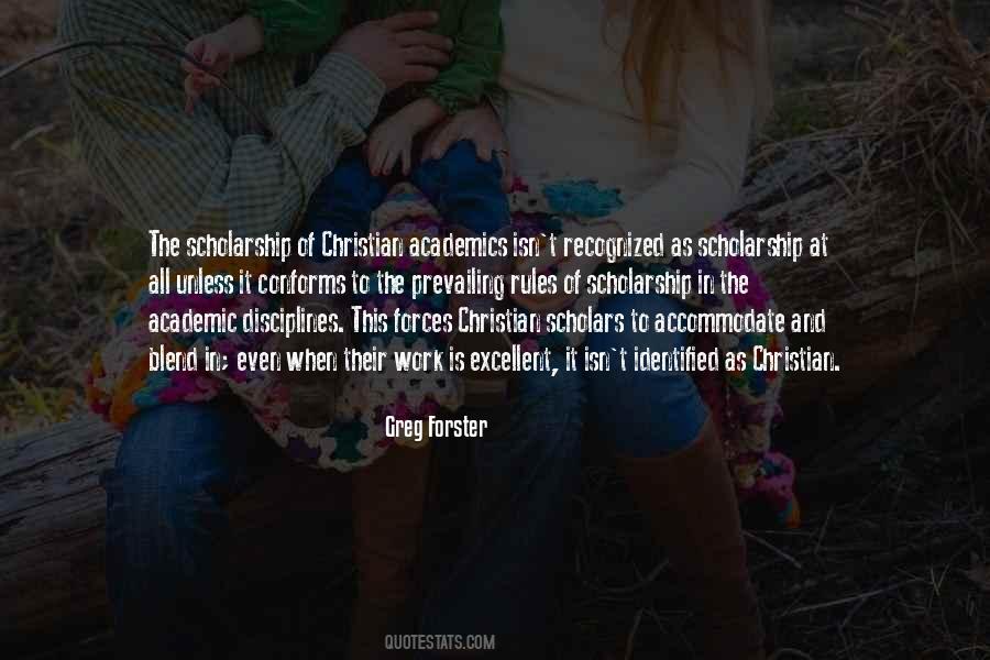 Academic Scholarship Quotes #1757383