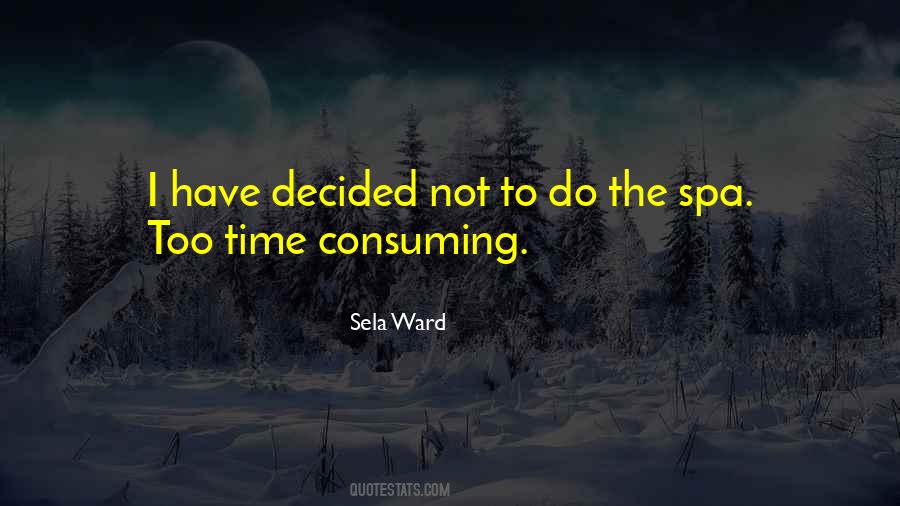 Quotes About Time Consuming #1191887