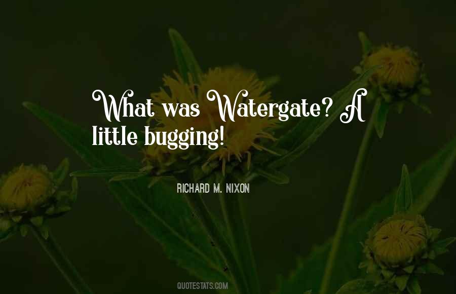 Quotes About Bugging #1165919