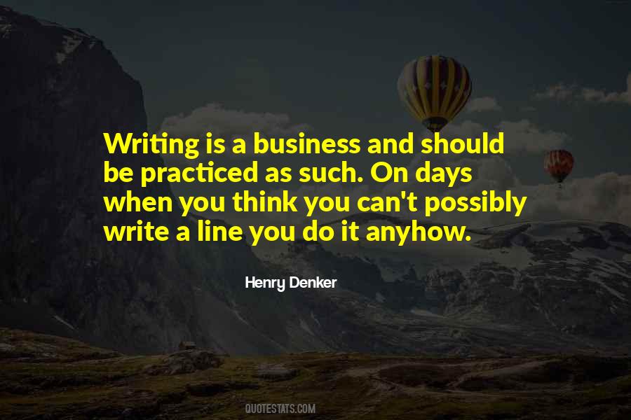 Quotes About Business Writing #278385