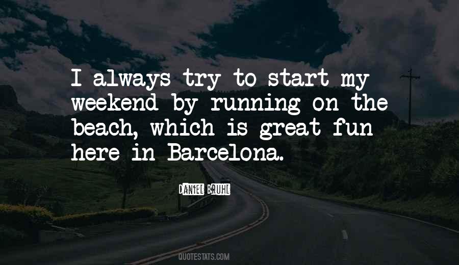 Quotes About Running On The Beach #512361