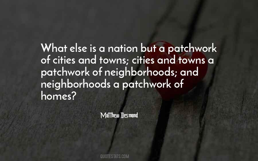 Quotes About Neighborhoods #1017843