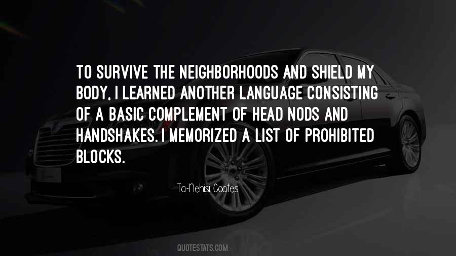 Quotes About Neighborhoods #1134867
