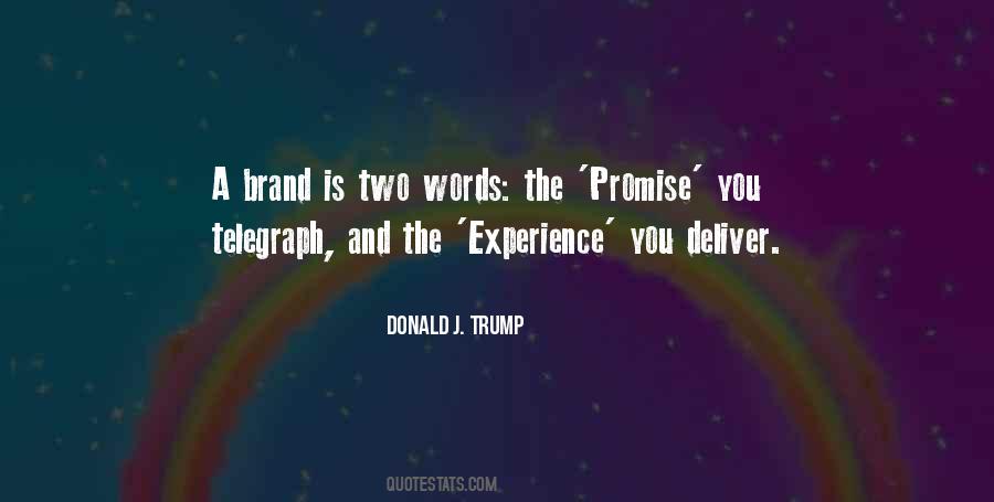 Quotes About Brand Experience #1060006