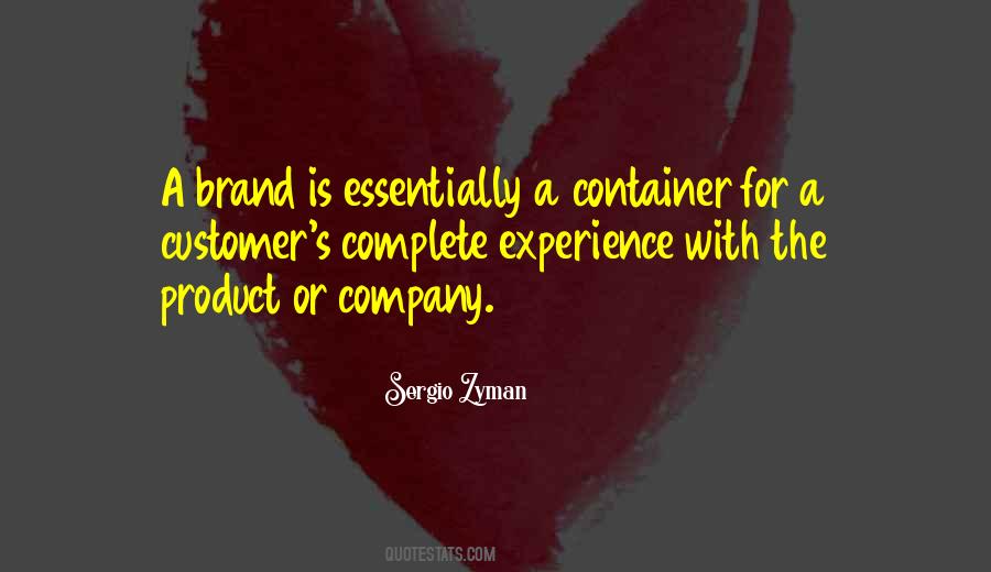 Quotes About Brand Experience #1062995