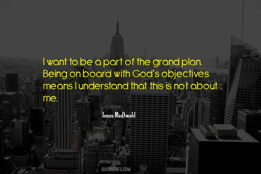 Quotes About The Plan Of God #203420