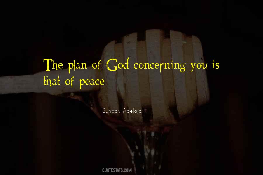 Quotes About The Plan Of God #73502