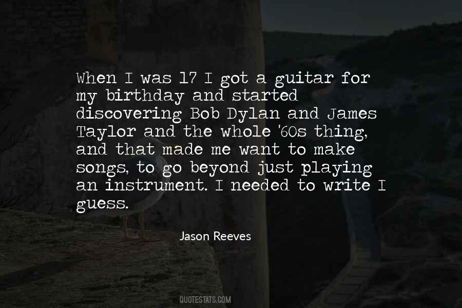 Playing A Guitar Quotes #231296