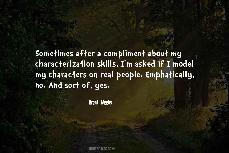 Quotes About Characterization #716423