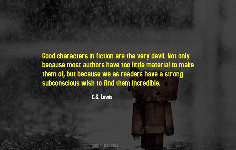 Quotes About Characterization #88622