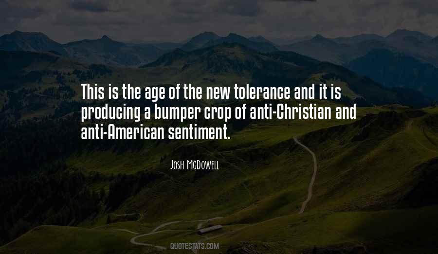 Christian Tolerance Quotes #1312812