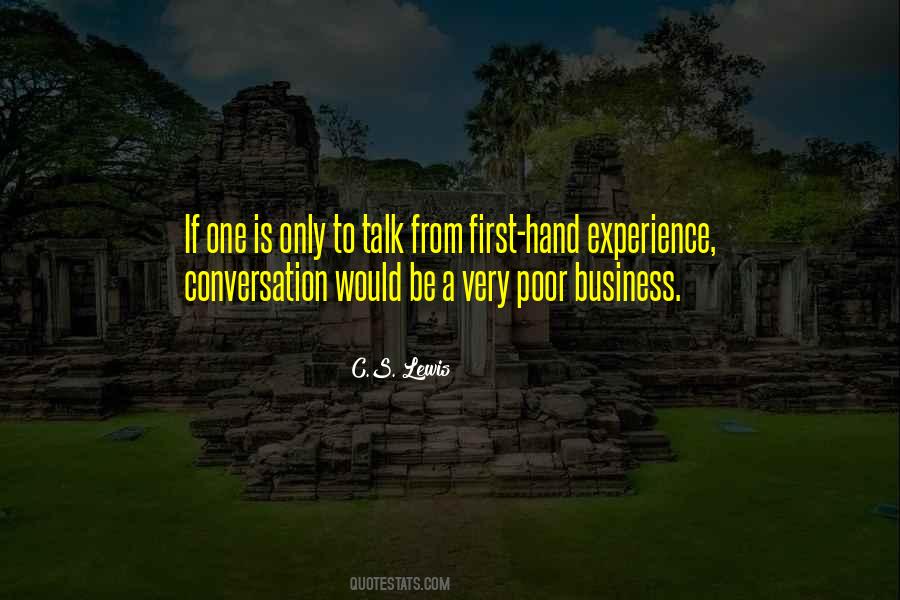 Quotes About Hands On Experience #1139213