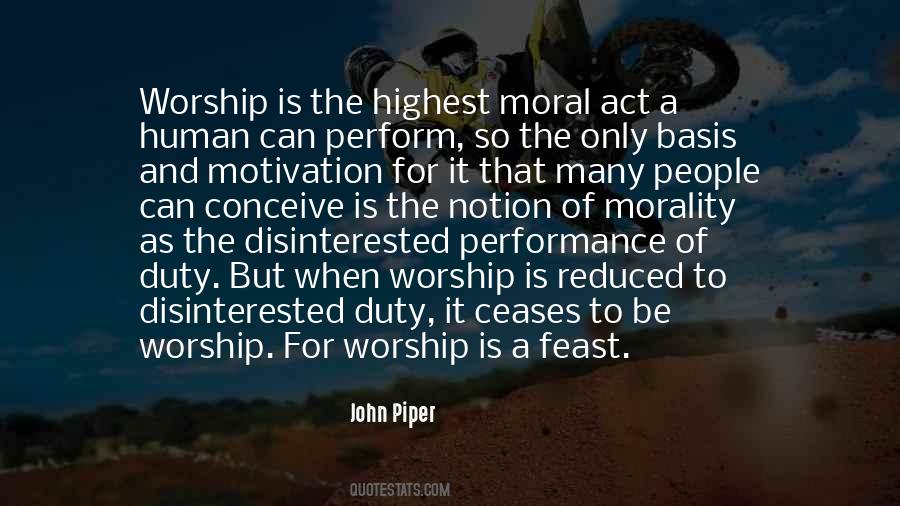 Quotes About Moral Duty #1052639