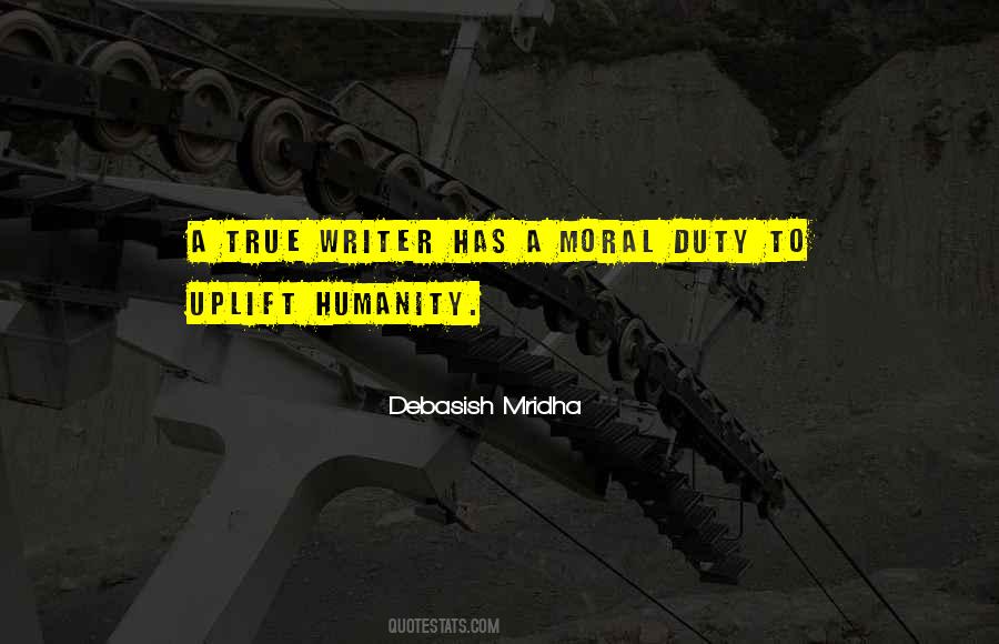 Quotes About Moral Duty #1644484