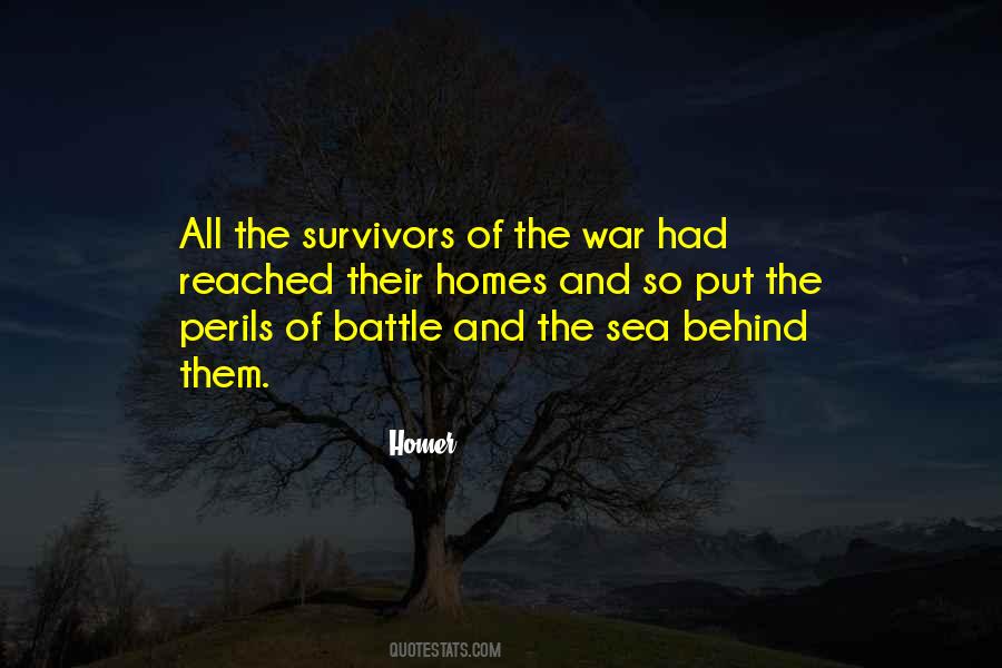 Quotes About Survivors Of War #535990