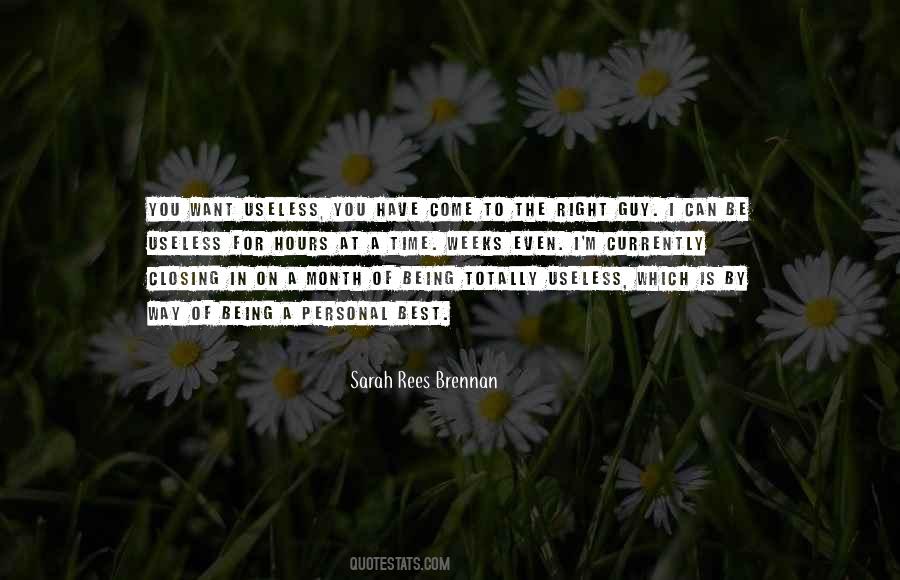 Quotes About Being Useless #1395857