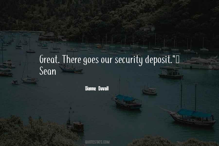 Security Deposit Quotes #234962