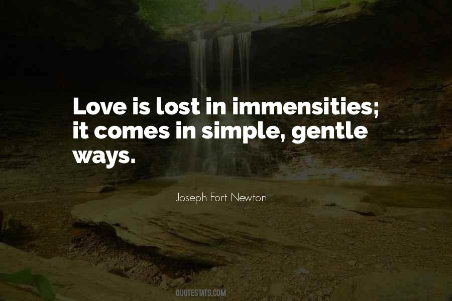 Love Is Lost Quotes #1838787