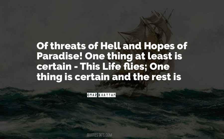 Quotes About Life Is Hell #193948