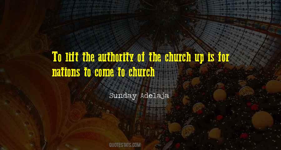 Church Authority Quotes #469096