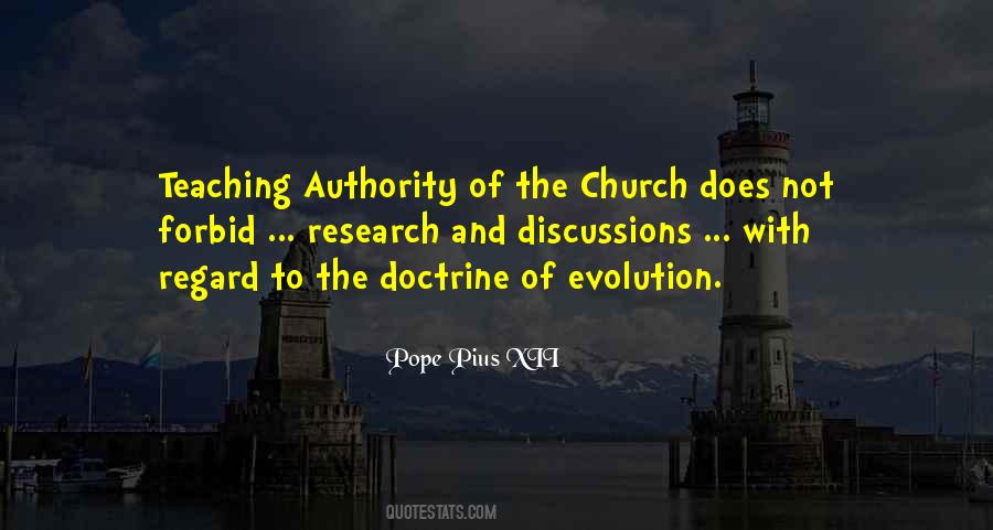 Church Authority Quotes #614452