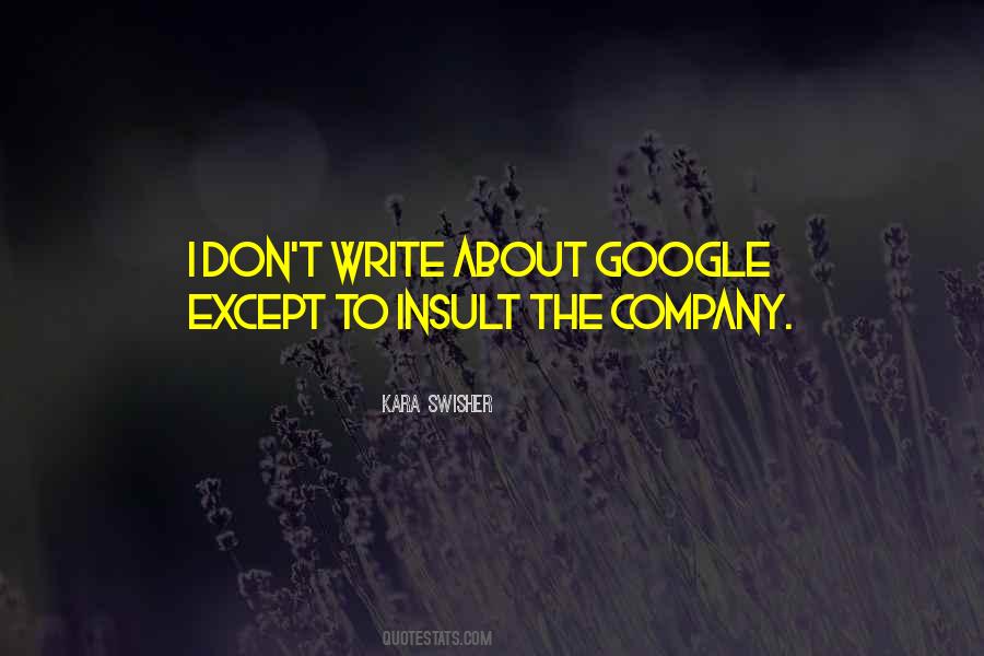 Quotes About Google Company #1416450